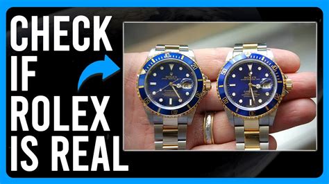 how to tell if rolex is real or not|counterfeit rolex how to identify.